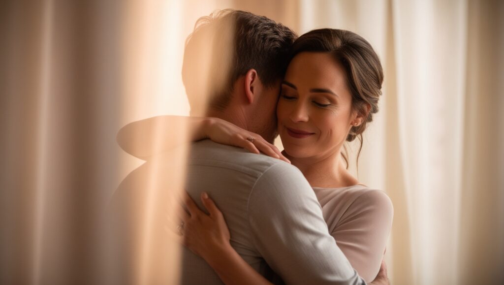 A loving couple shares a moment of intimacy, highlighting the beauty and significance of soft penis sex. Discover the joy of connection beyond performance.